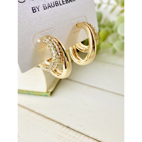 New Sugarfix by BaubleBar Doubled up Statement Earrings - Picture 3 of 7